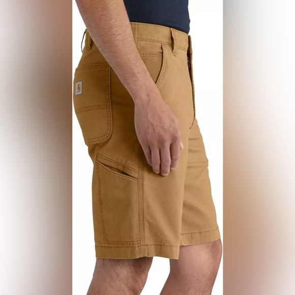 Carhartt Men's Brown Flat Front Shorts. NWT! - Picture 4 of 5